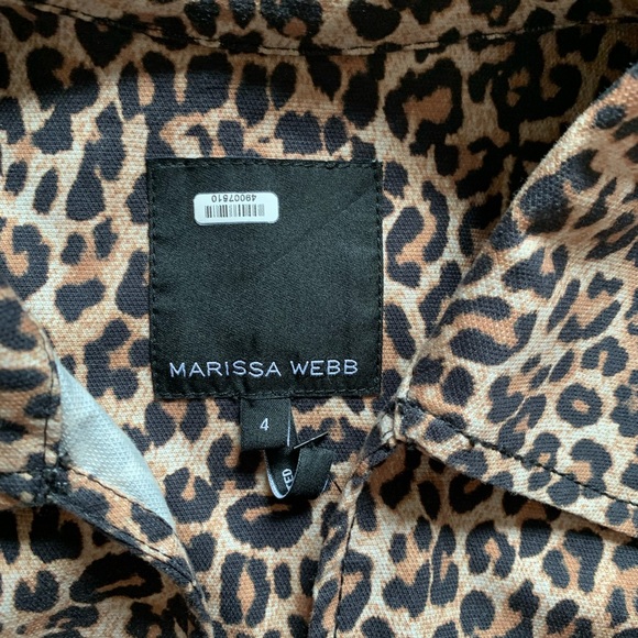 Marissa Webb leopard canvas Romper. Size 4 - Picture 9 of 9